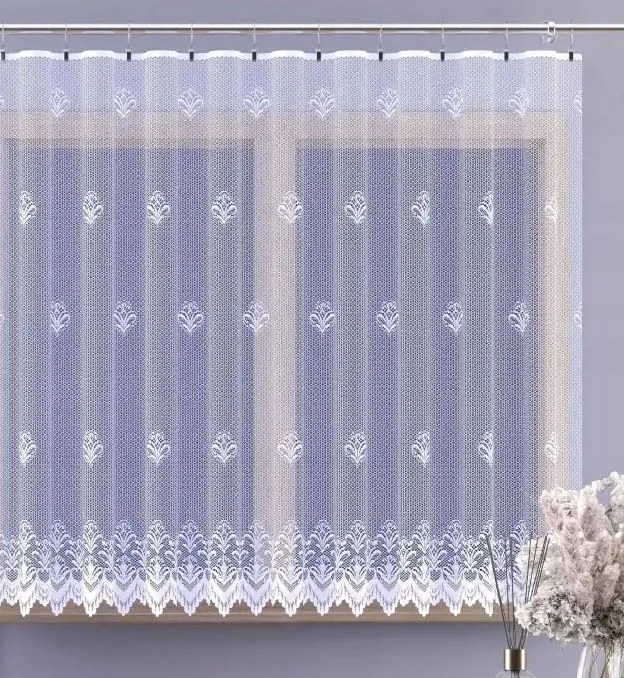 Mg Függöny 603/075 Fehér 400x120cm Kész M szalaggal