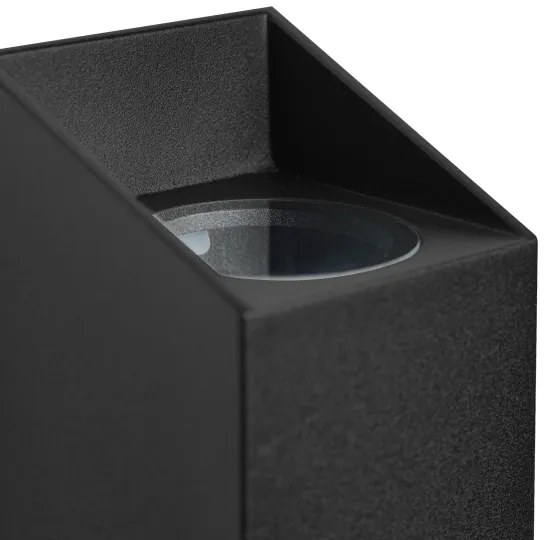 Nordlux - Kültéri fali lámpa NICO 2xGU10/35W/230V IP54 fekete