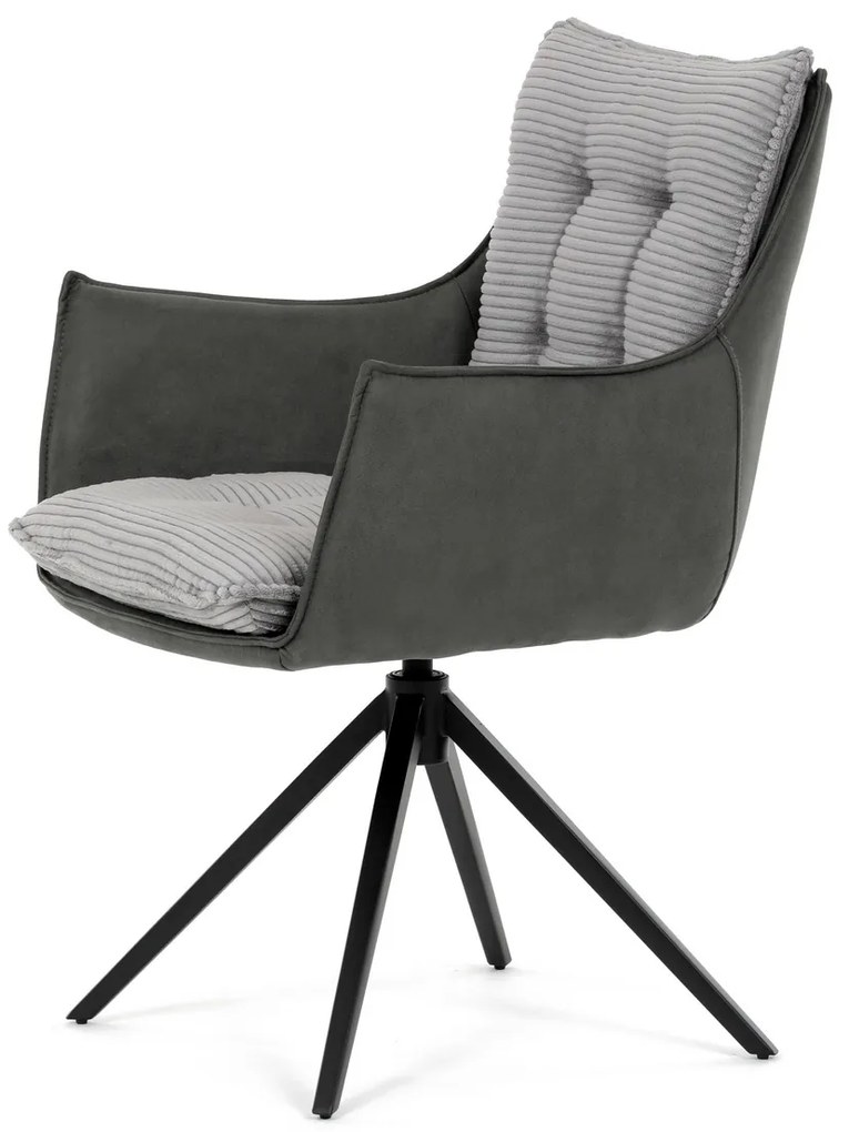 Étkezőszék szett forgó mechanizmussalDCH-D1345 GREY2, 2 db
