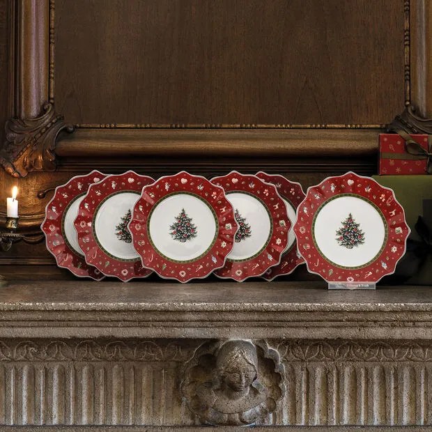 Desszert tányér, piros, átmérő 24 cm, Toy's Delight kollekció - Villeroy & Boch