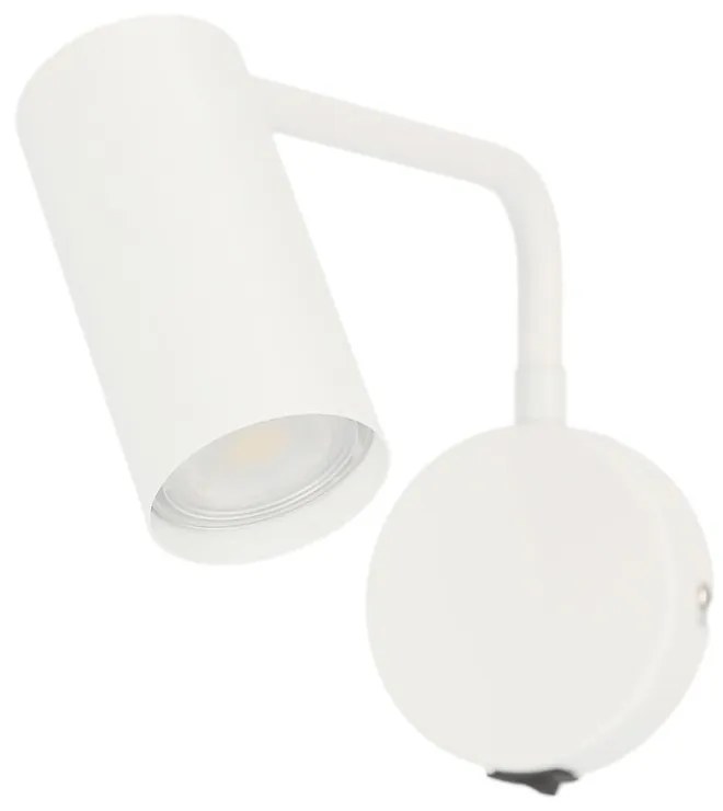 Fehér fém fali lámpa Tina – Candellux Lighting