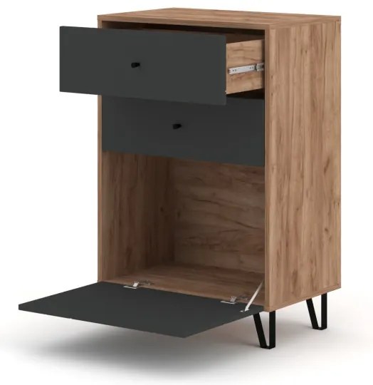 BILBAO SZAFKA BL18 CRAFT TABACO/GRAFIT