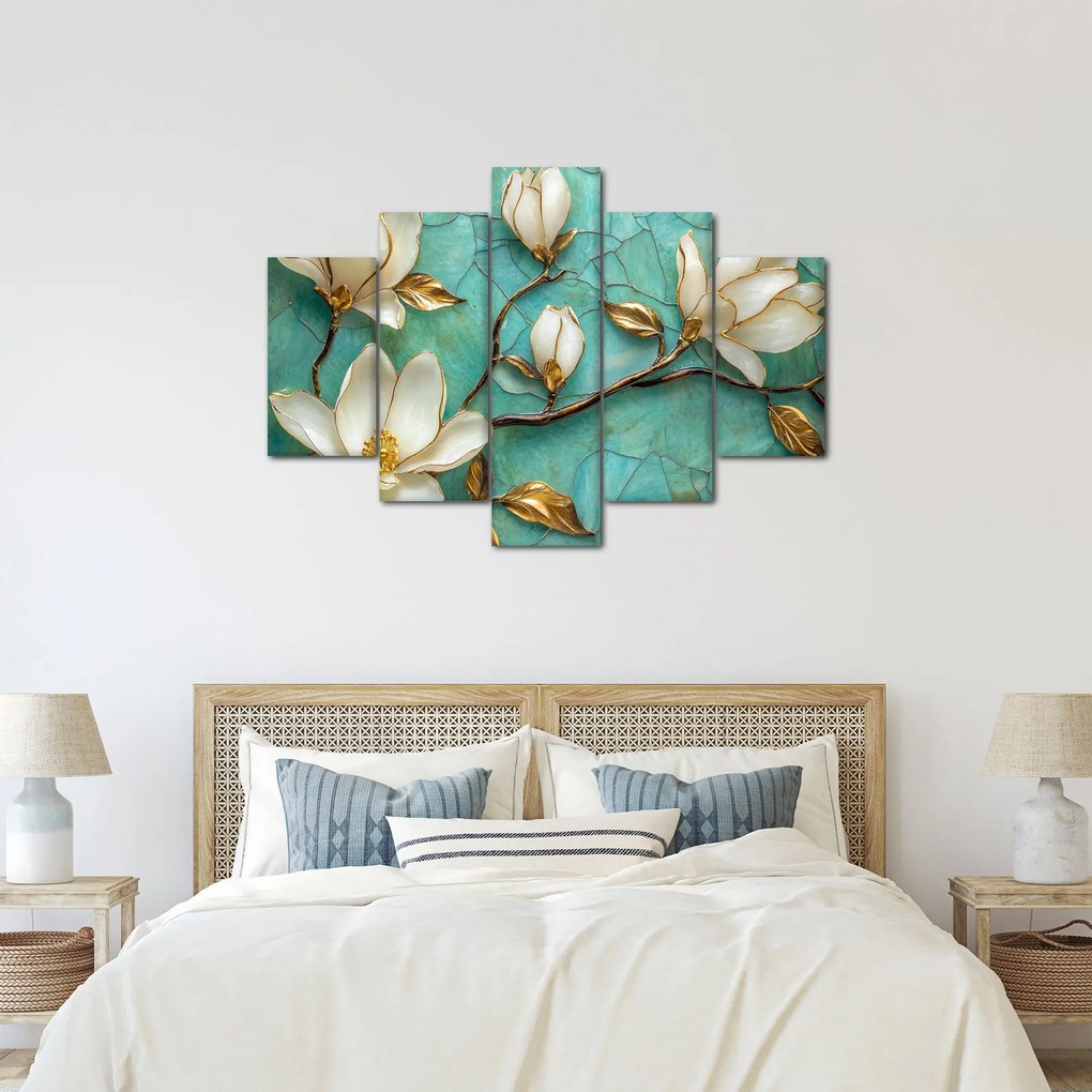 Kép - 3D magnóliák (150x105 cm)