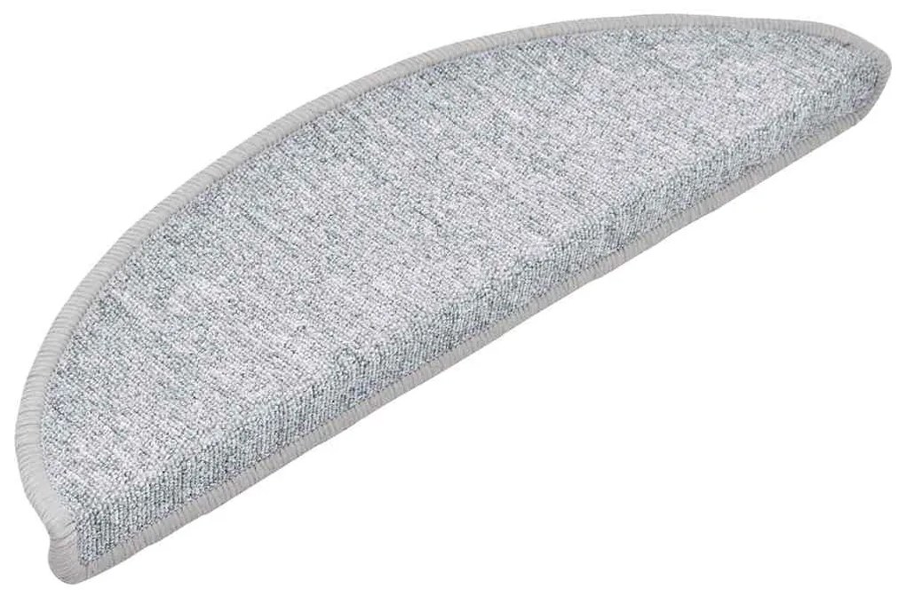 30 db világosszürke lépcsőszőnyeg 56x17x3 cm