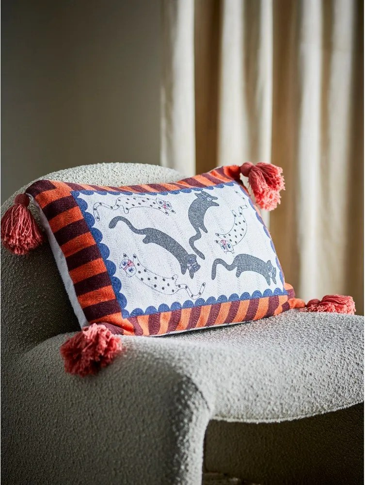 Pamutkeverék díszpárna 35x60 cm Missy – Bloomingville