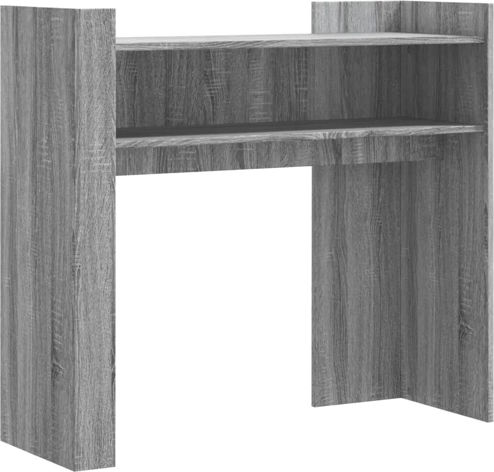 vidaXL szürke sonoma színű szerelt fa tálalóasztal 100x35x90 cm