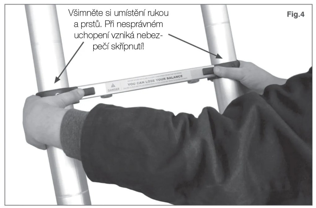 G21 GA-TZ12-3,8M teleszkópos létra