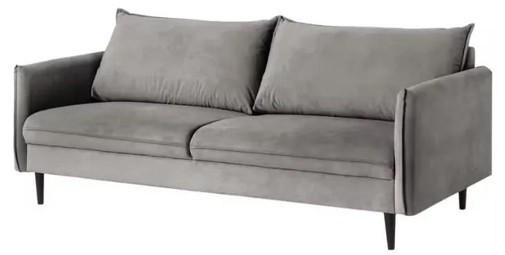 Szürke bársony kanapé 203 cm Juli – Ropez