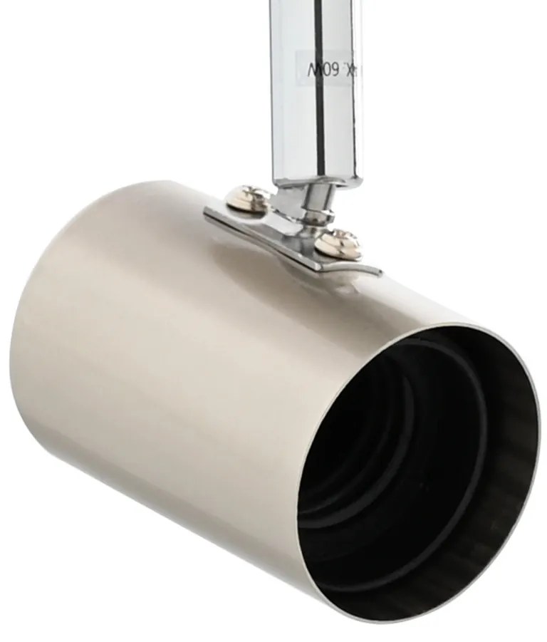 Mennyezeti Spotlámpa 3 Irányban Állítható Brushed Nickel GU10