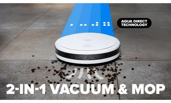 Niceboy ION Charles i6 - Intelligens robotporszívó 2in1 2600 mAh Wi-Fi fehér