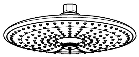 GROHE 26456000 - EUPHORIA zuhanyfej, átm. 260 mm, fényes króm