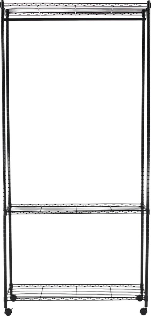 Mozgatható akasztó, fekete, VERDONE