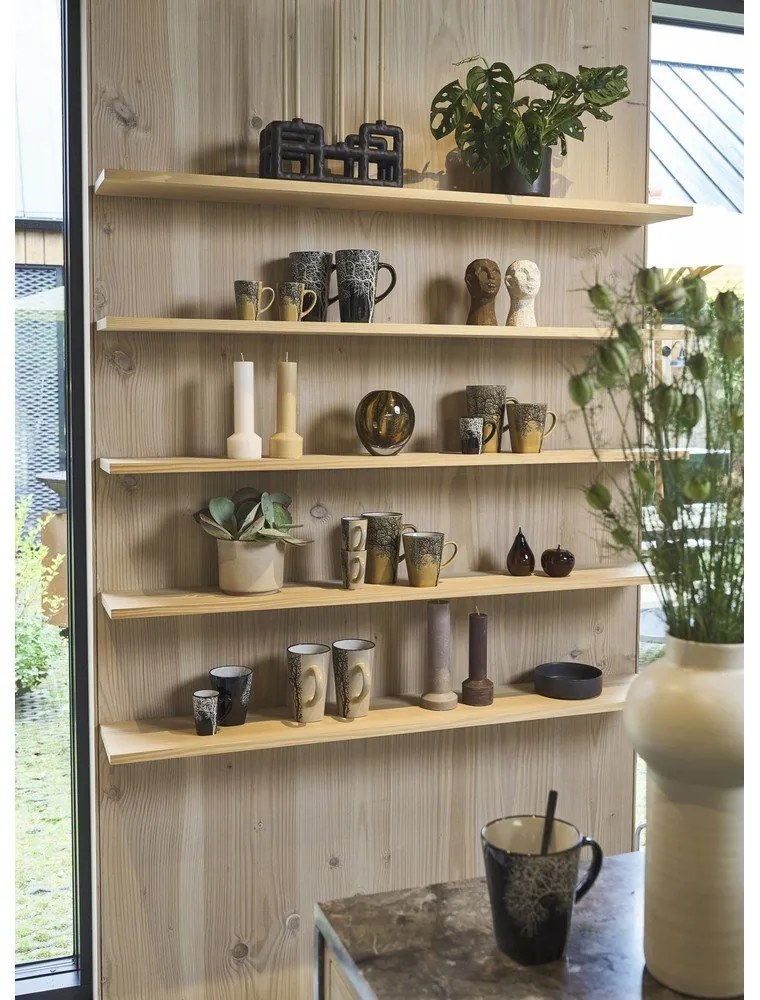 Sárga agyagkerámia eszpresszó bögre szett 4 db-os 100 ml Hela – Villa Collection