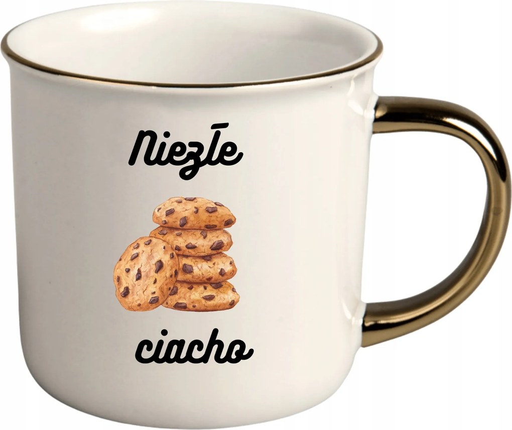 Bögre Fehér Arany Rant Ajándék Vicces Nőnap Jó Süti