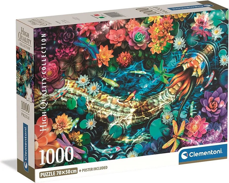 Színes Koi River 1000 db-os Compact puzzle Clementoni