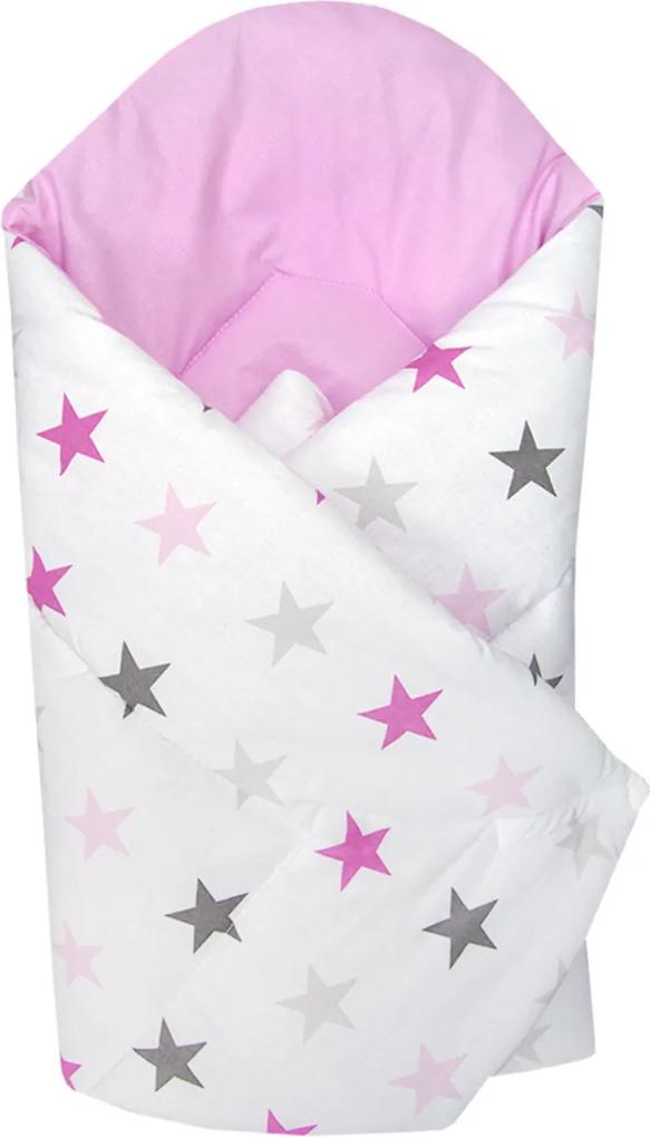 Csomagoló csillagok - rózsaszín pink stars