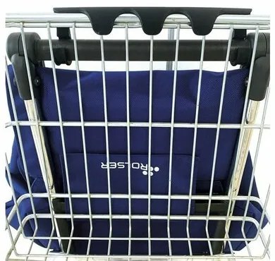 Rolser I-Max 2 Logic RSG kerekes bevásárlótáska,fekete-sárga