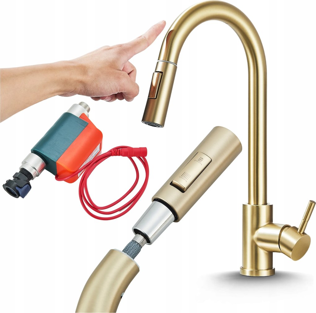 Konyhai Csaptelep Érintőszenzoros Konyhai Csaptelep Szenzoros Arany