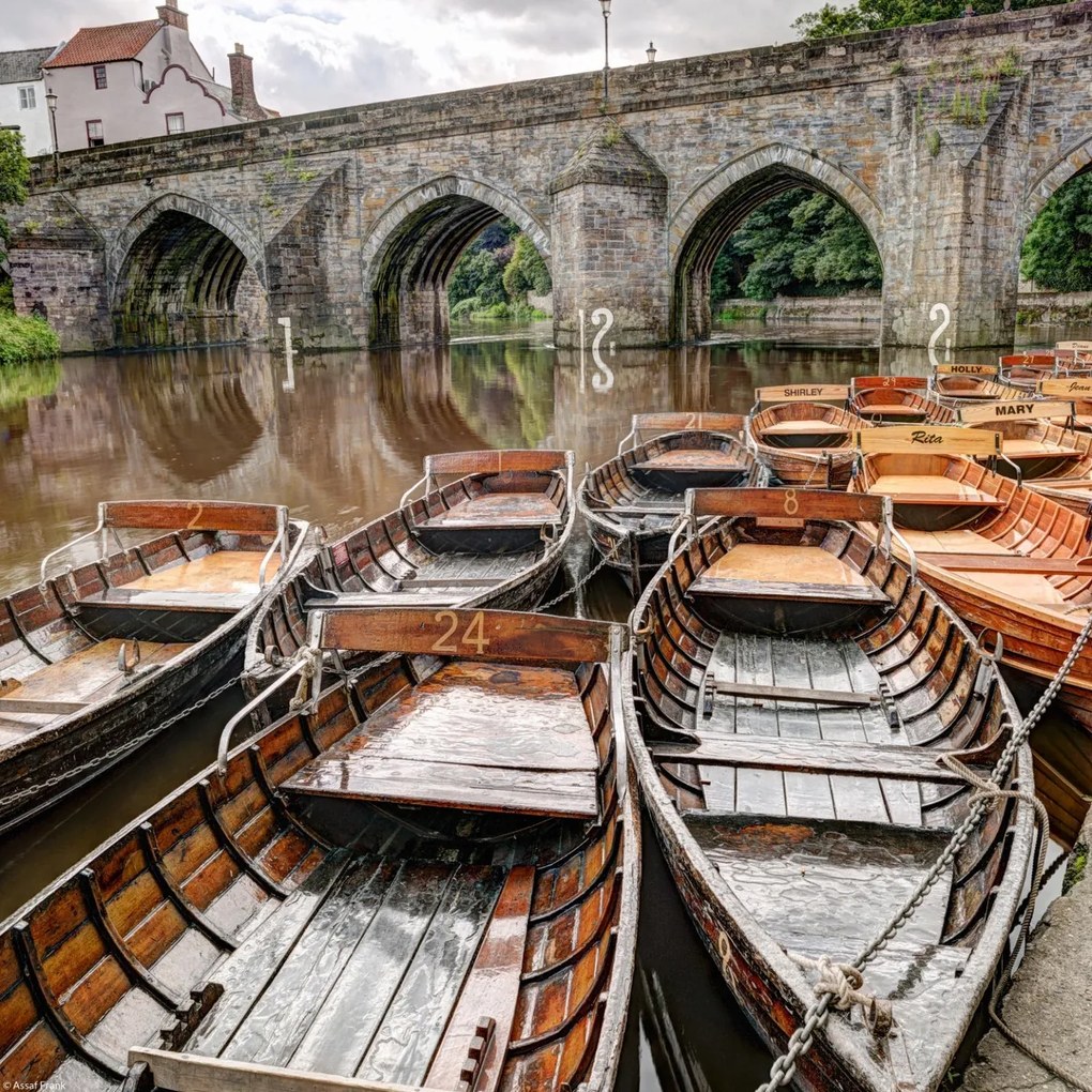 Poszter 30x30cm Evezős csónakok, Assaf Frank