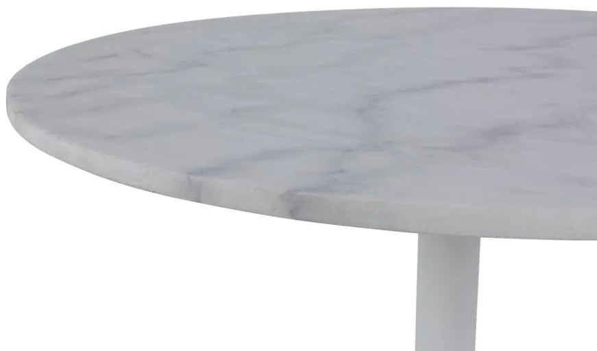 Tarifa márvány étkezőasztal 110 cm fehér