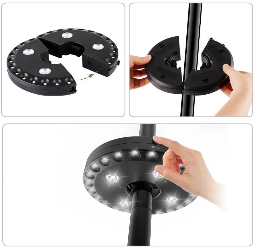 LED-es lámpa napernyőkhöz