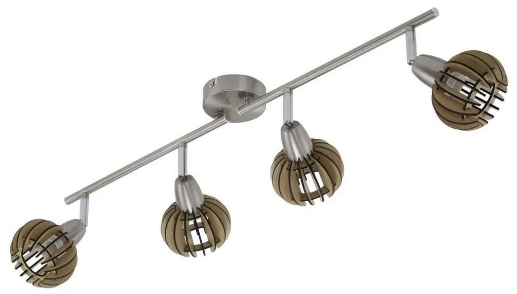 Briloner 2852-041 - Spotlámpa RETRO 4xE14/5,5W/230V gumifa