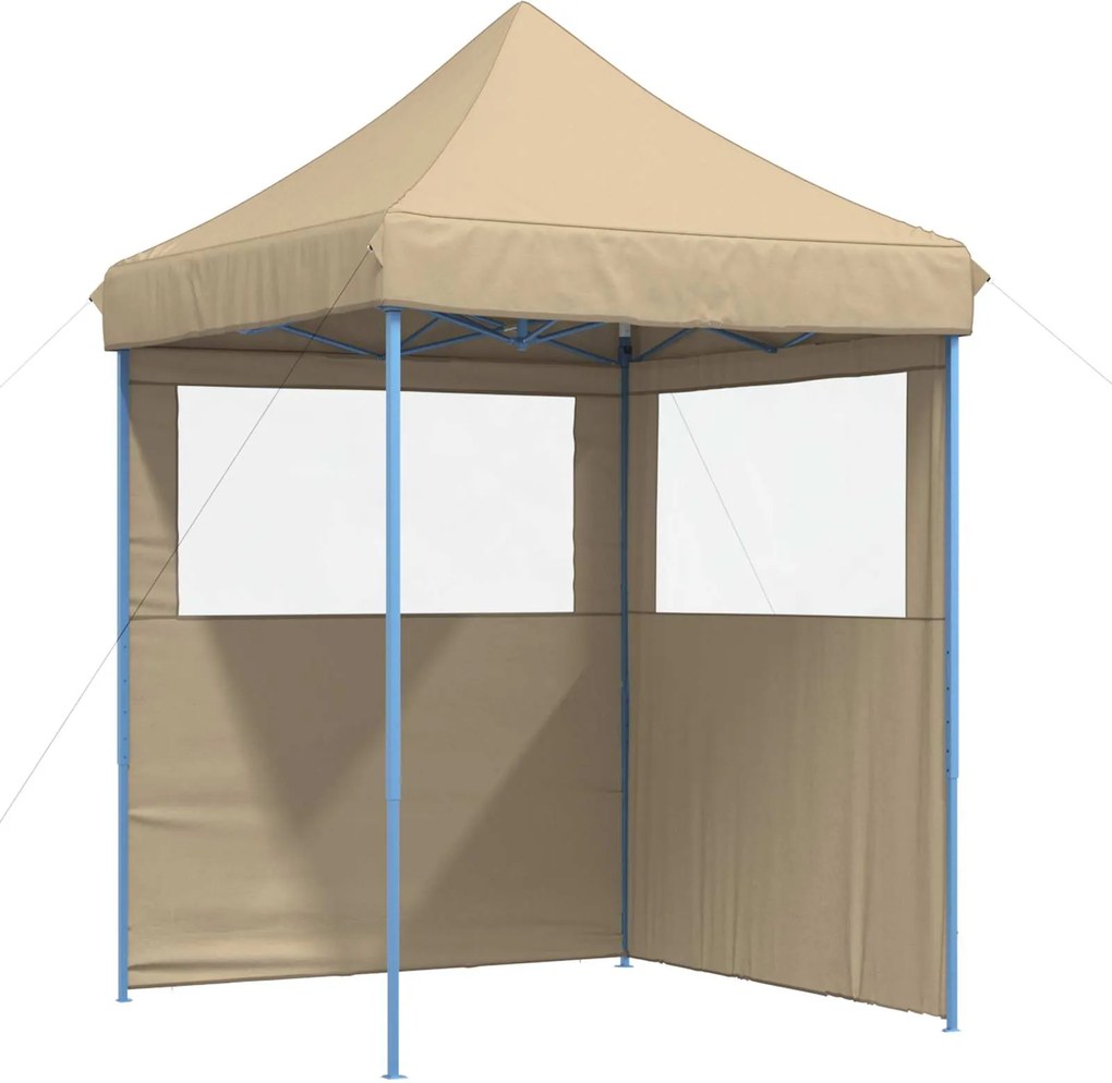 vidaXL Partysátor Bézs 200 x 200 x 306 cm Oxford Szövet
