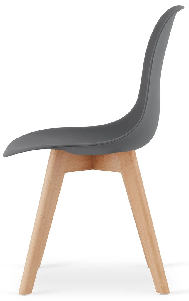 Sötétszürke KITO szék bükkfa lábakkal