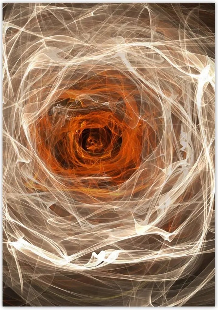 Poszterek 70x100 Fraktál rózsa