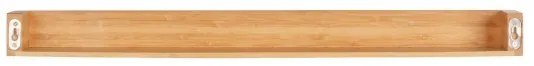 WENKO 24744100 - BAMBUSA polc, 60 x 9 cm, barna