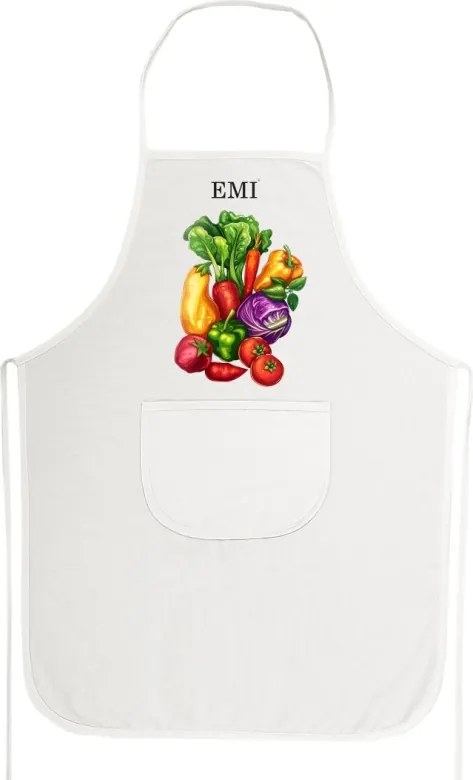 EMI Farmy konyhai kötény, Fehér