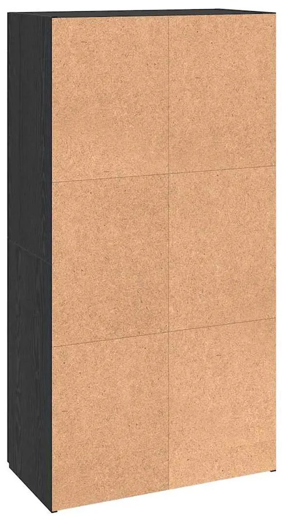 Irodai szekrény polcokkal Musta tammi 60 x 32 x 115 cm Faanyag
