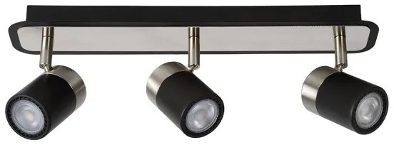 Lucide 26957/15/30 - LED Spotlámpa LENNERT 3xGU10/5W/230V fekete