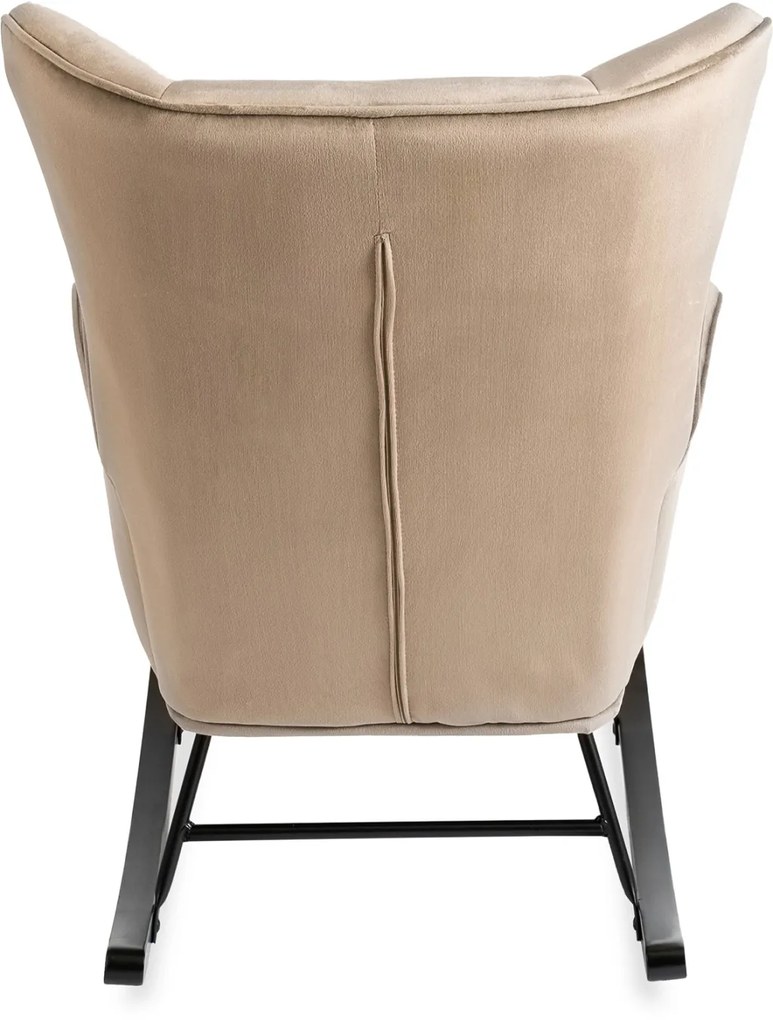 Hintafotel Bézs Bársony Kárpittal. JACKSON