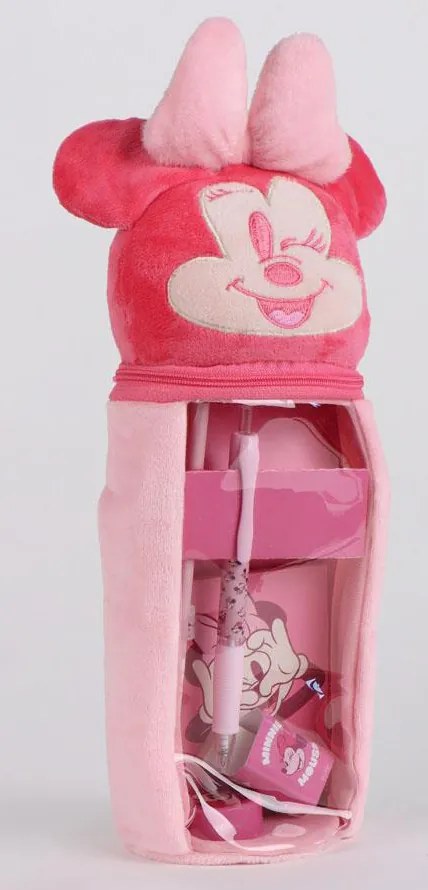 Disney Minnie Wink Pink plüss töltött tolltartó