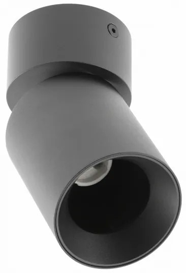 Lámpa Mennyezeti lámpatest FARGO 2, aluminium,, 70x166mm, IP20, max 20W, kör, fekete