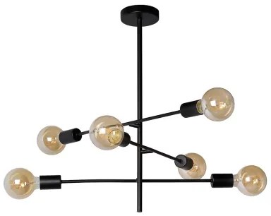 Lucide 21119/06/30 - Csillár rúdon LESTER 6xE27/40W/230V