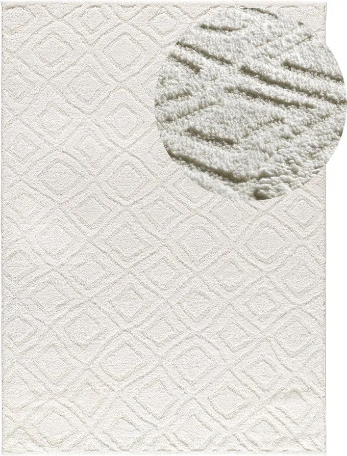 Fehér szőnyeg 64x120 cm Juno – Universal