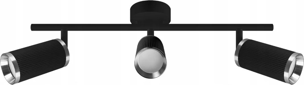 Fali-mennyezeti spot lámpatest Frida Spt GU10 3I fekete/króm