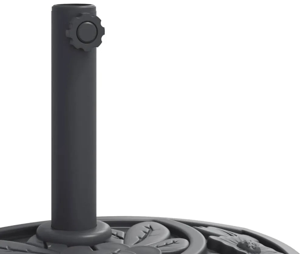 félkör alakú napernyőtalp rúdhoz Ø38 / 48 mm 9 kg