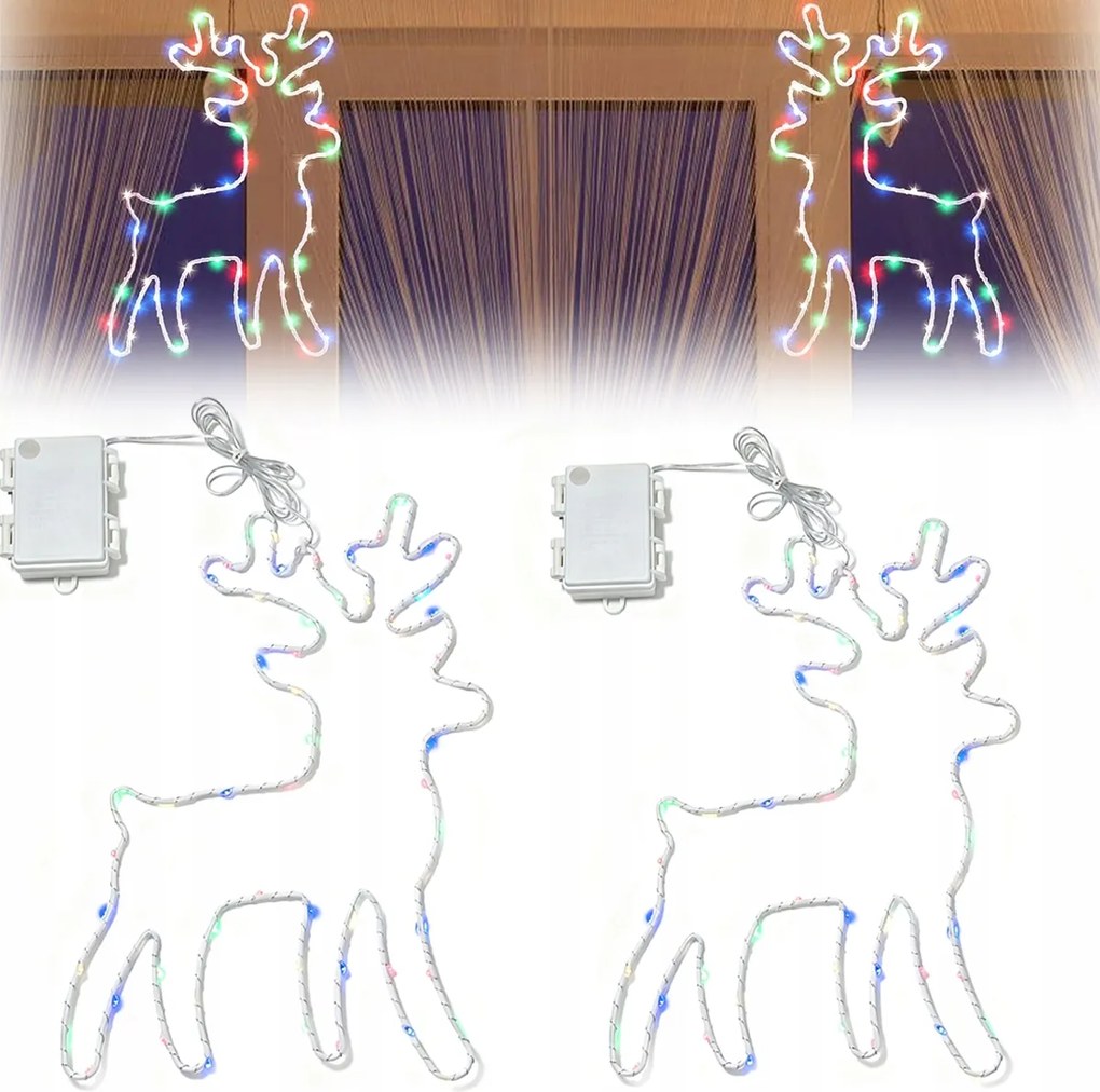 Dekoratív karácsonyi lámpák, ideálisak ablakokhoz és erkélyekhez