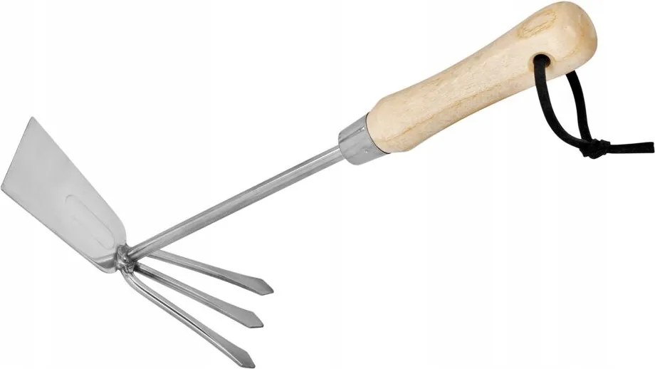 Kertészeti karmok kapával 29cm fa nyéllel