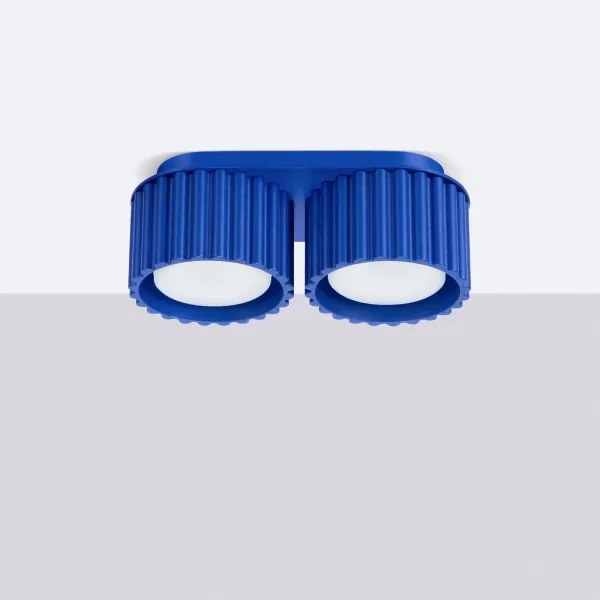 Sollux  SL.1813 - AURA spotlámpa 2xGX53/10W/230V kék