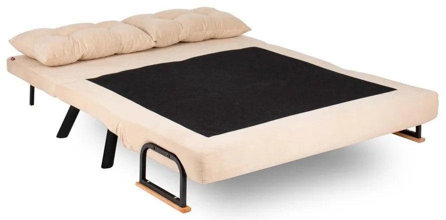2 személyes kanapéágy Homoko 2-Seater - Krém