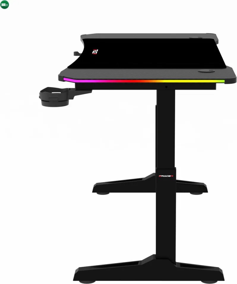 NERO állítható gamer asztal 160 × 60 cm