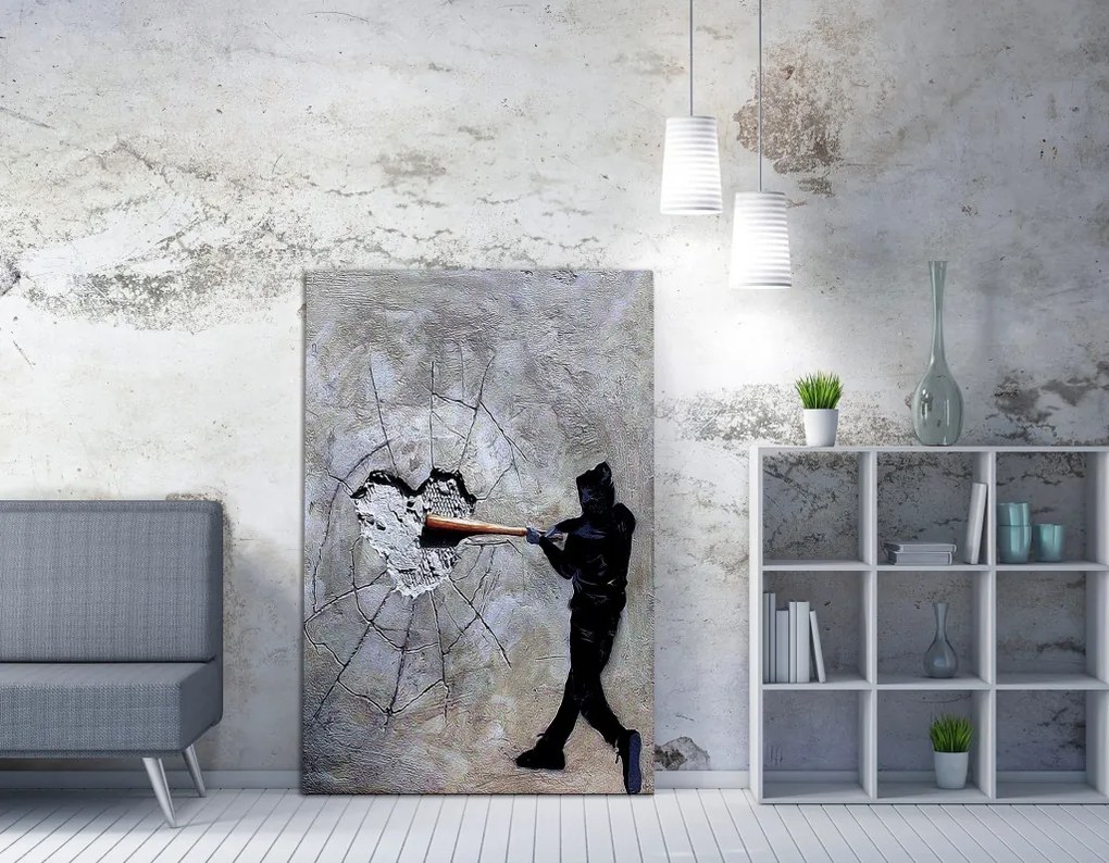WY45 Banksy vászonkép, 50 x 70 cm