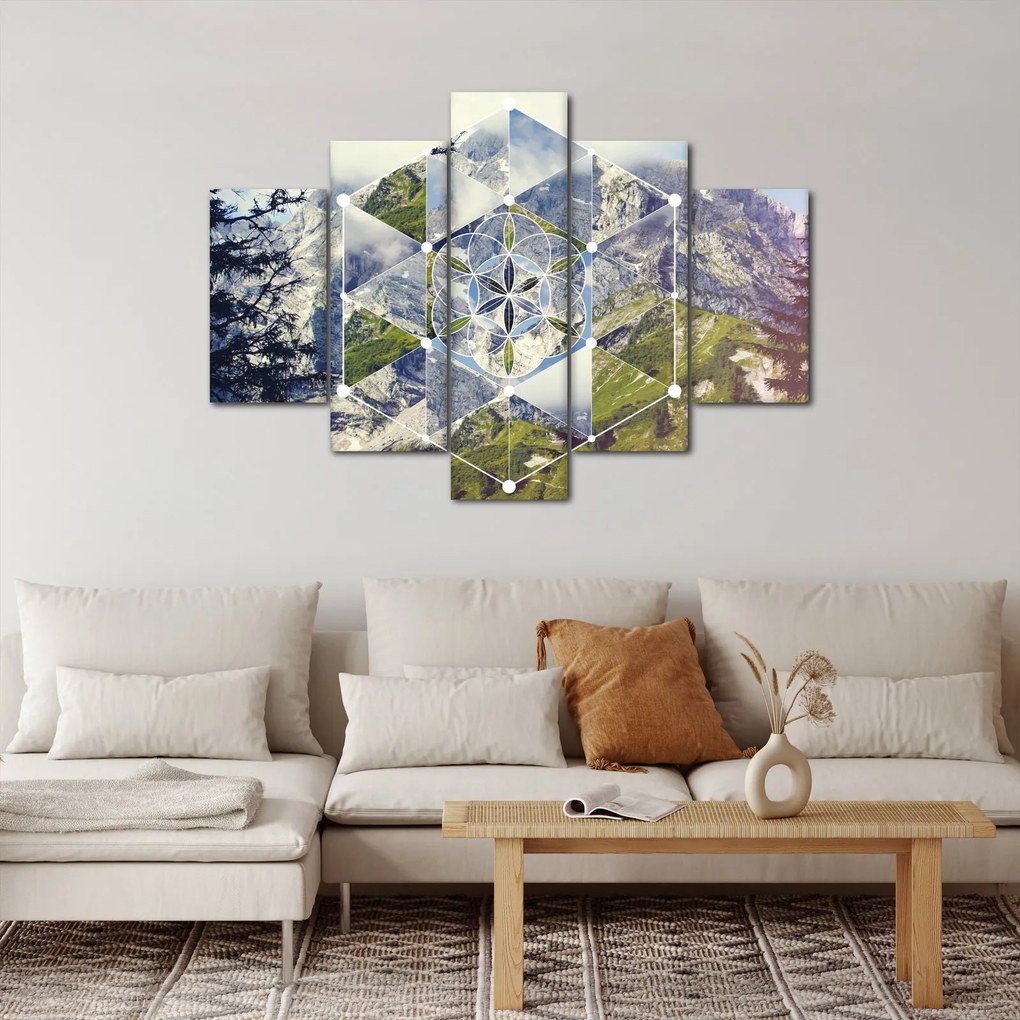 Kép - Geometriai ábra (150x105 cm)