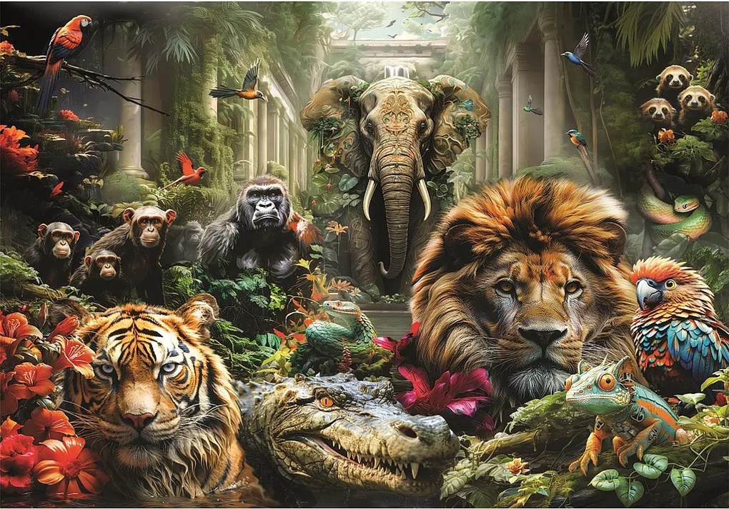 Állatos Mystic Jungle 1000 db-os puzzle Clementoni
