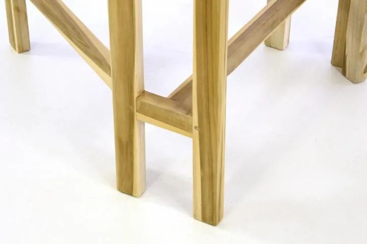 DIVERO Kerti összecsukható asztal 130 x 65 cm