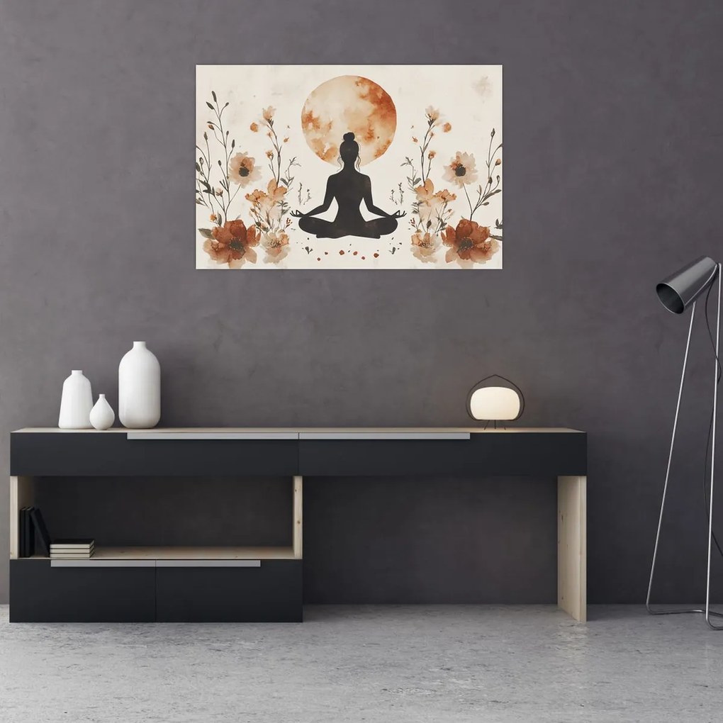 Kép - Narancssárga jóga (90x60 cm)